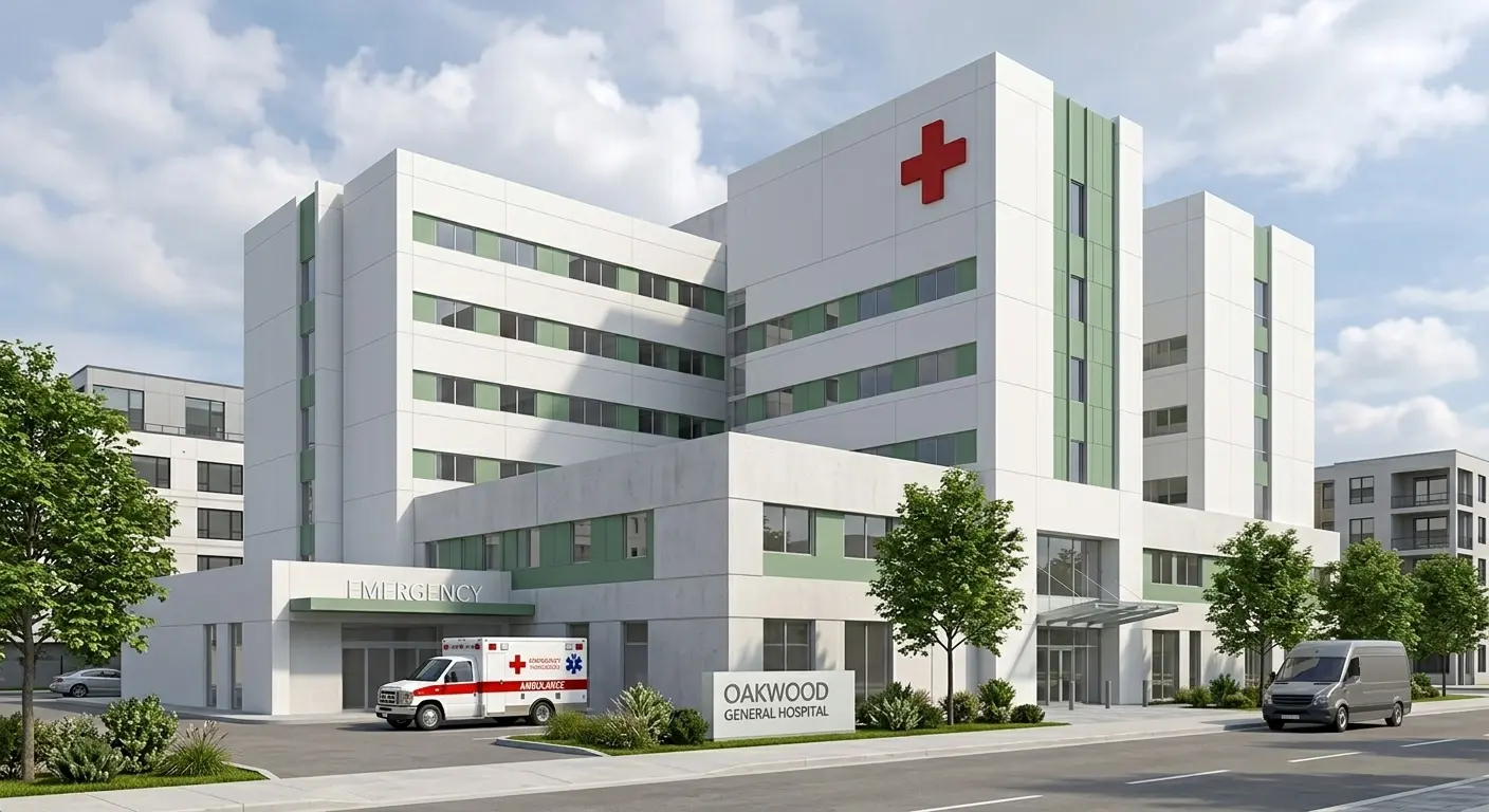 Spital cu ghena de gunoi pentru colectare igienica